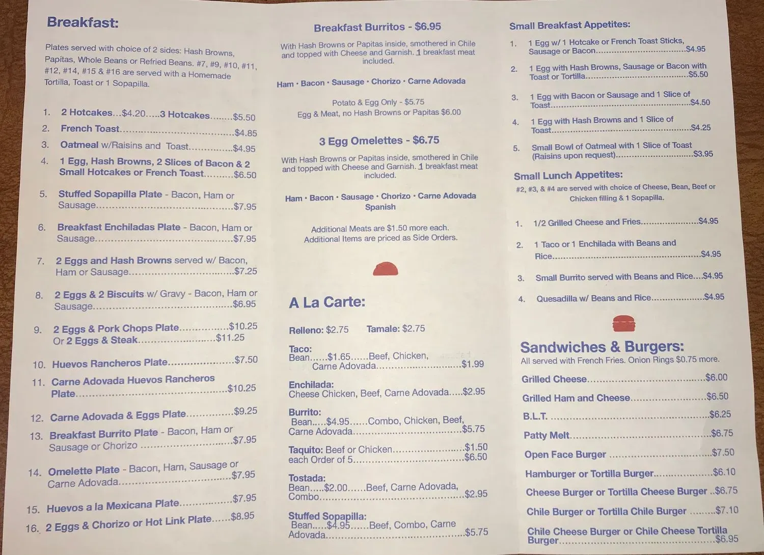 Menu 2