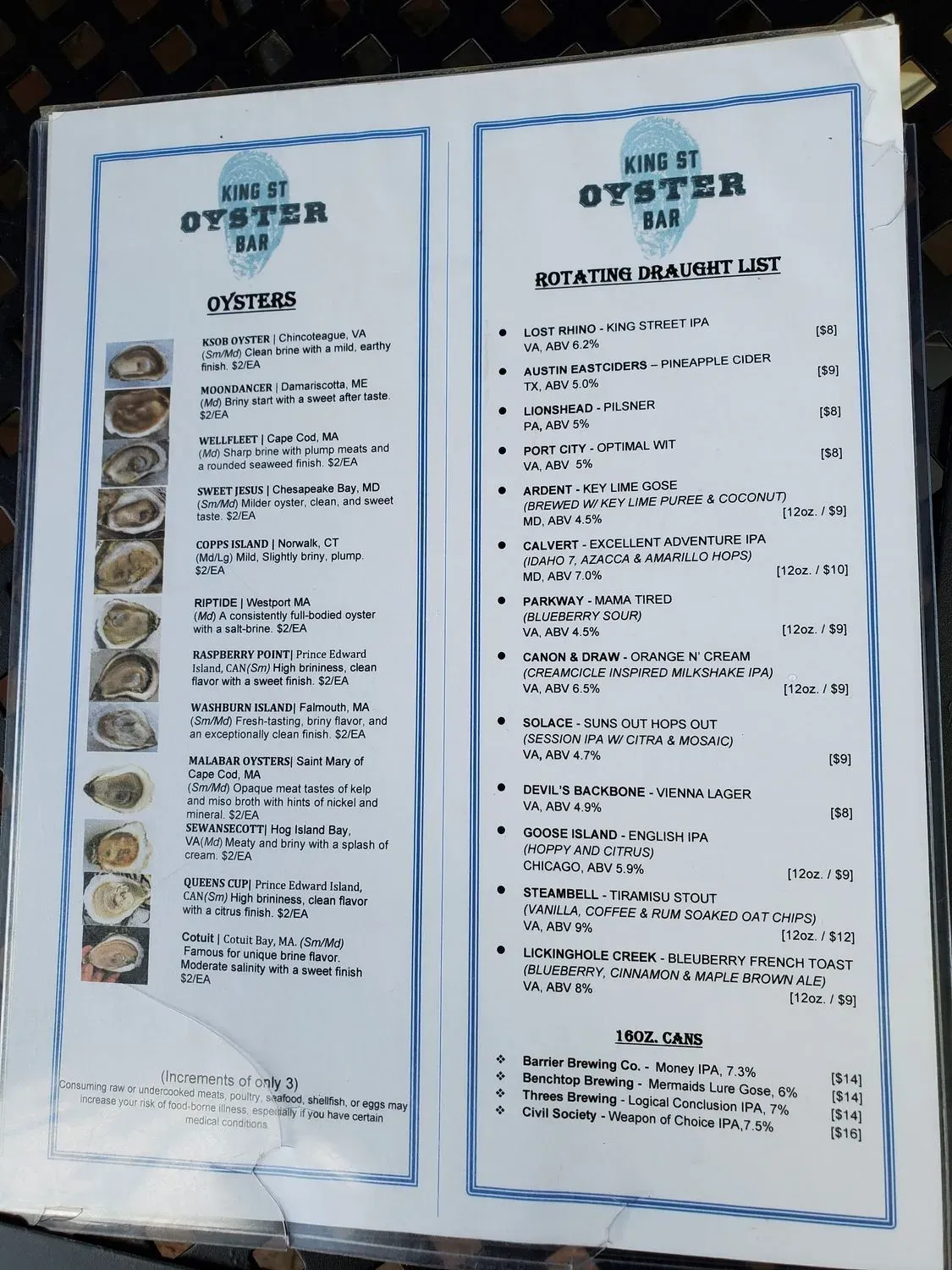 Menu 4