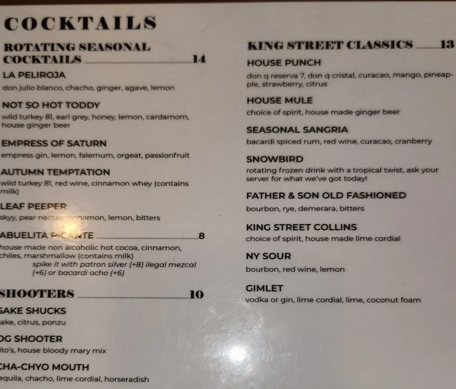 Menu 6