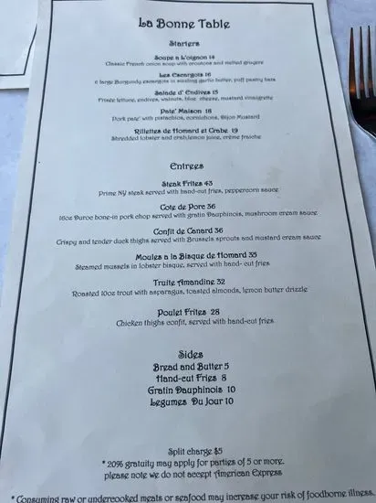 Menu 2