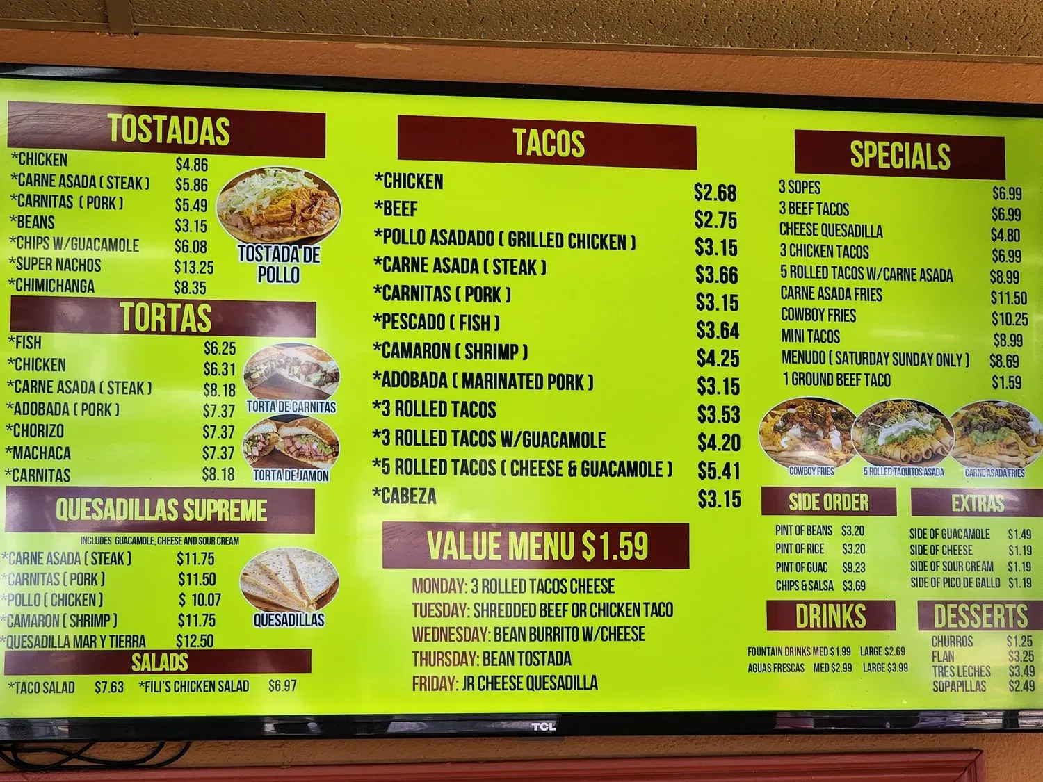 Menu 3