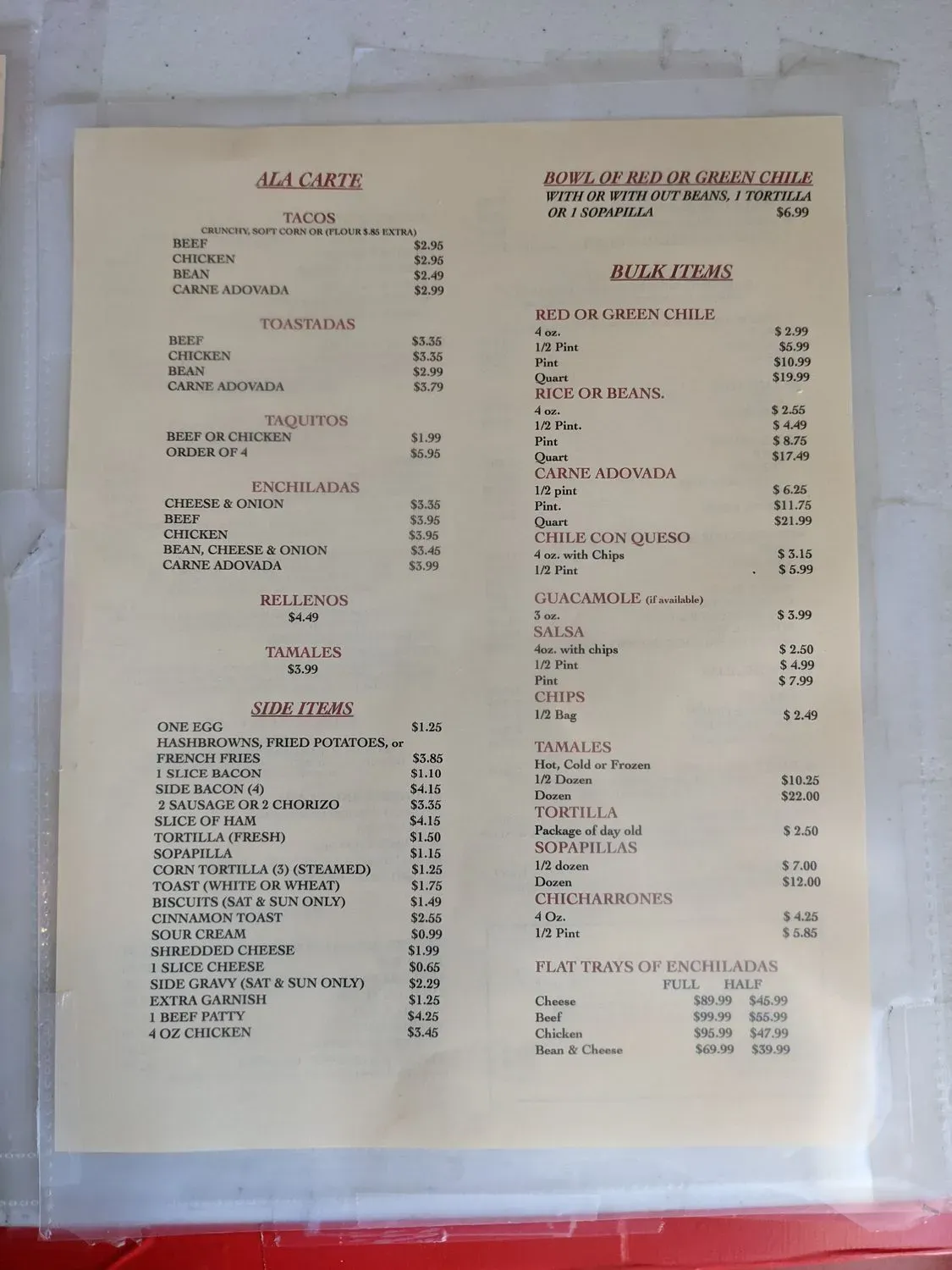 Menu 4