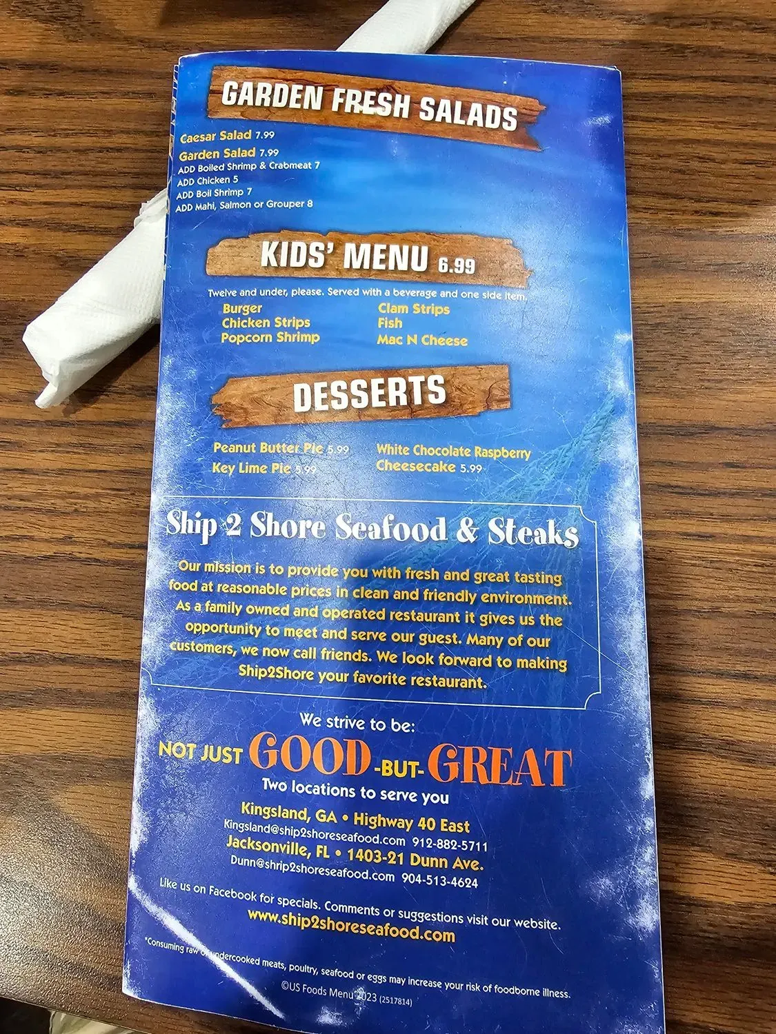 Menu 5