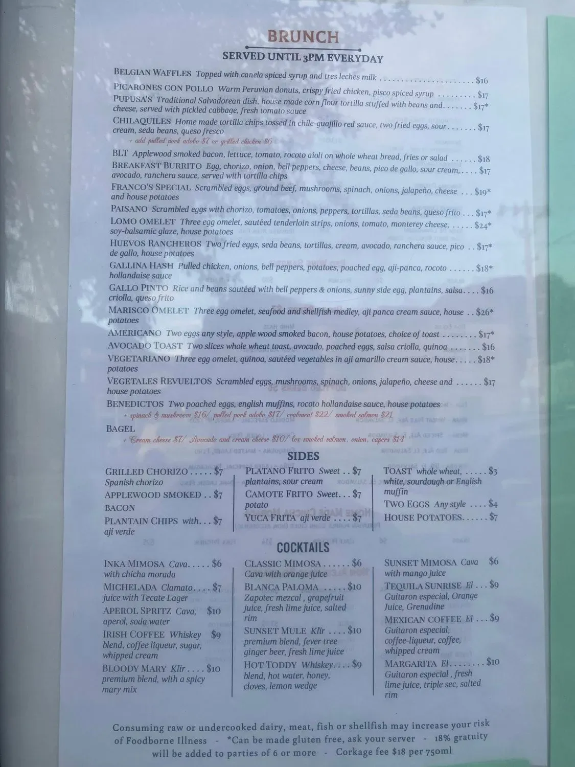 Menu 6