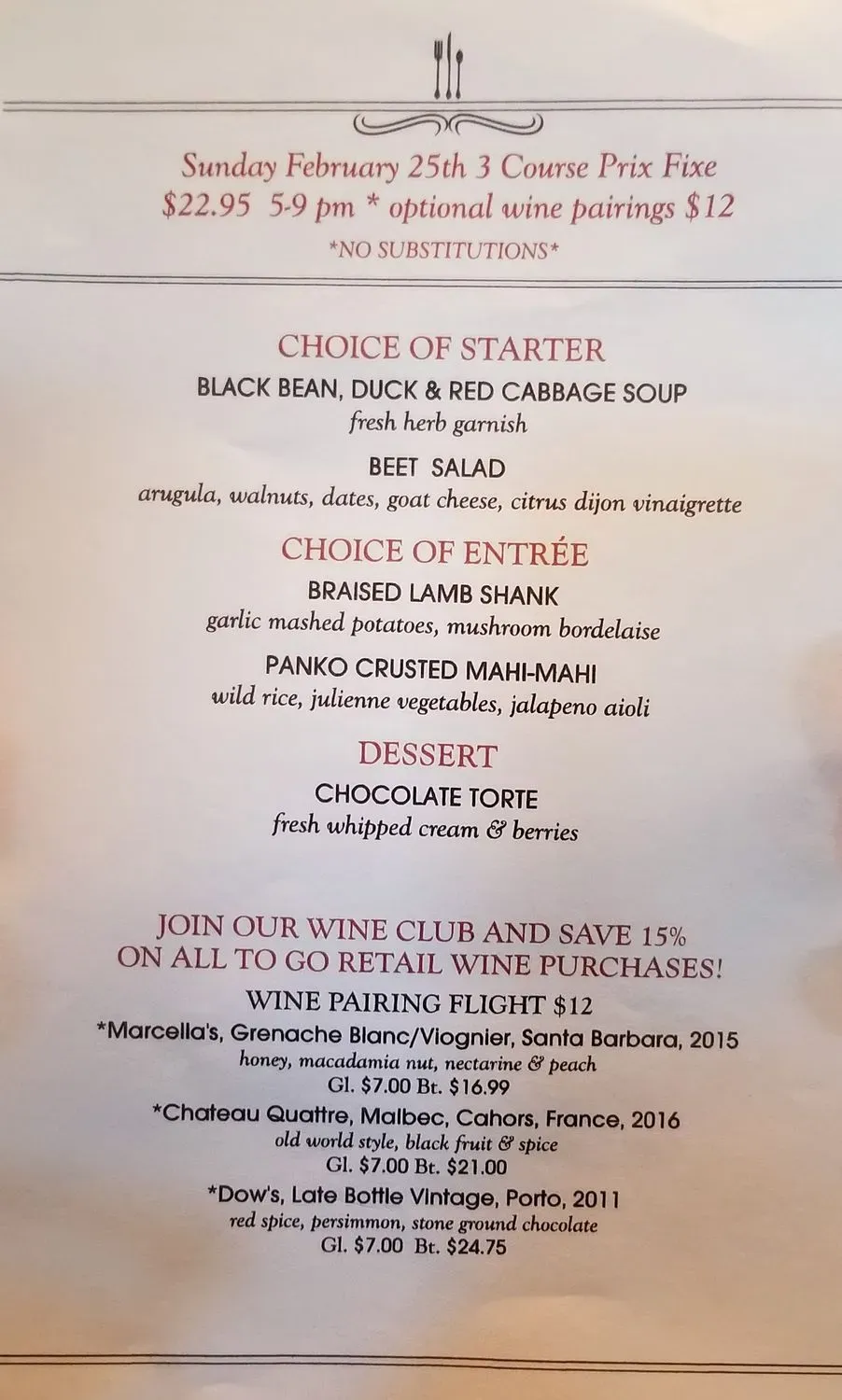 Menu 6