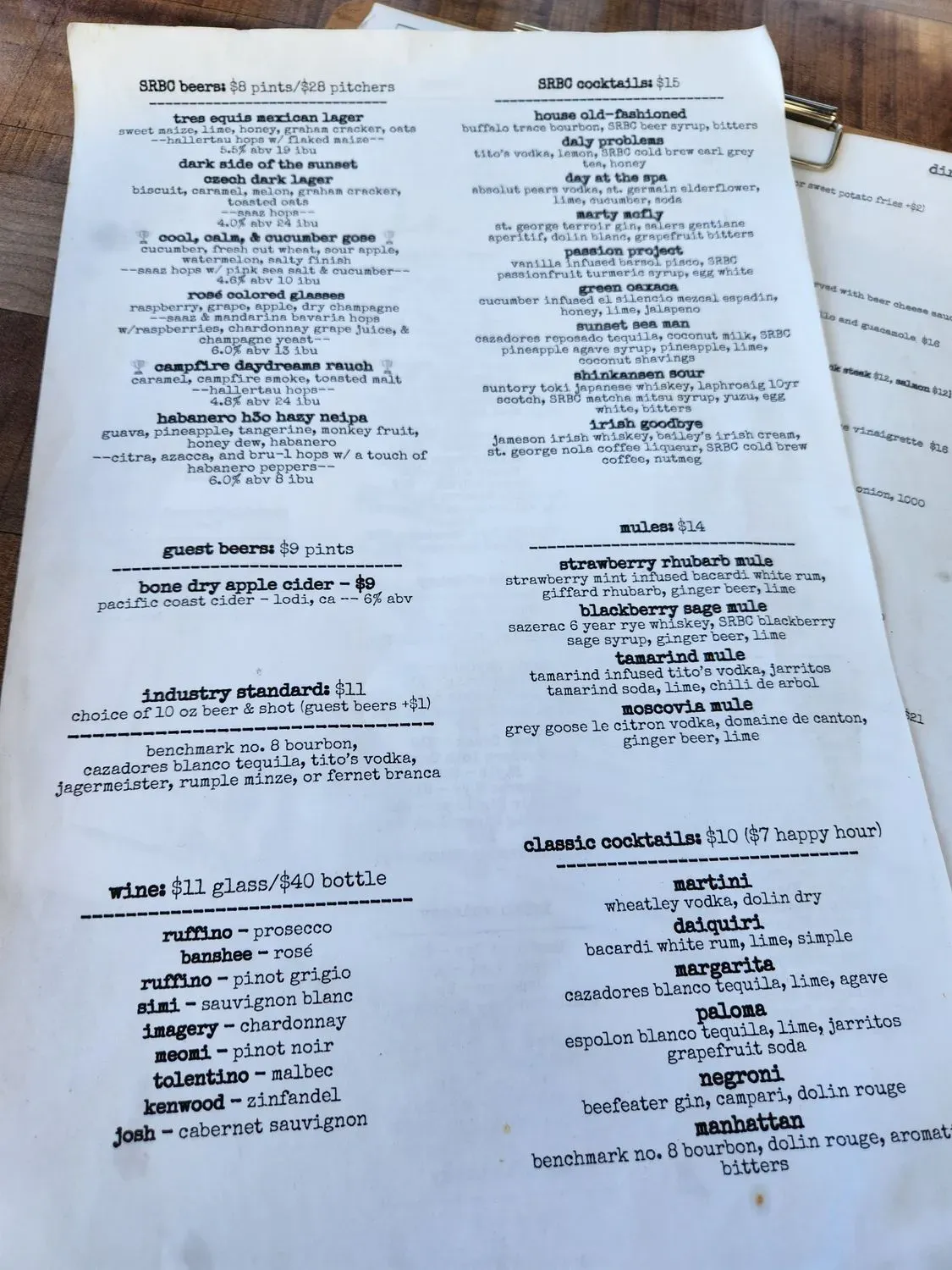 Menu 4