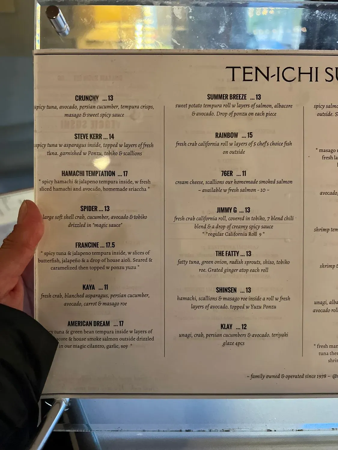 Menu 5