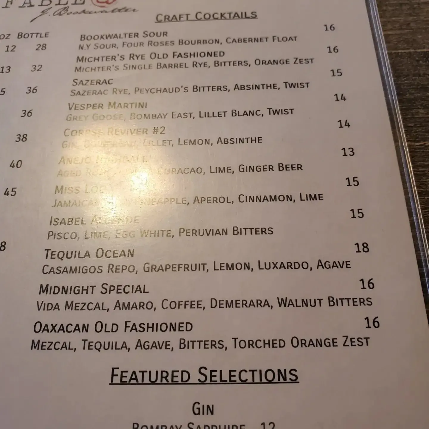 Menu 4