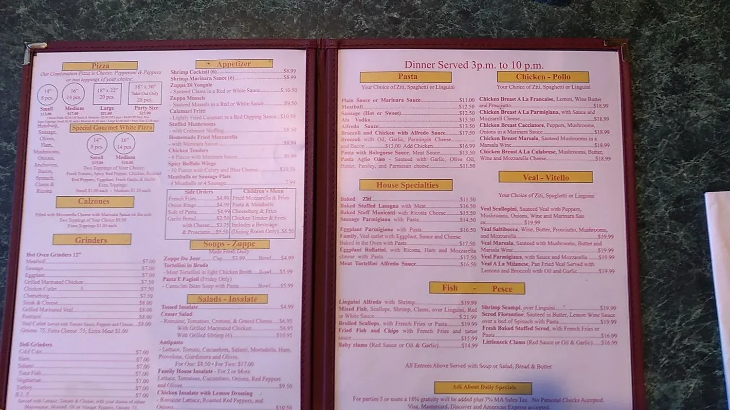 Menu 3