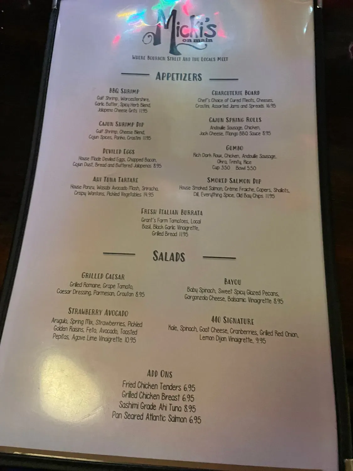 Menu 2