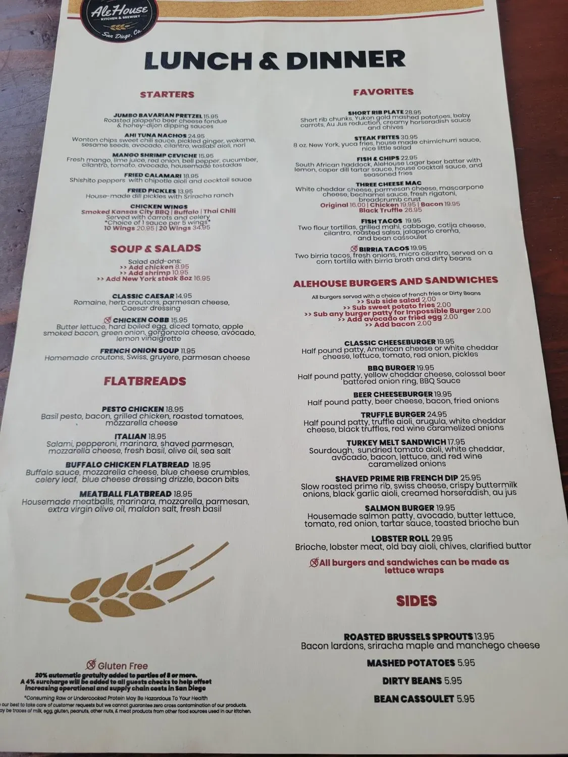 Menu 5