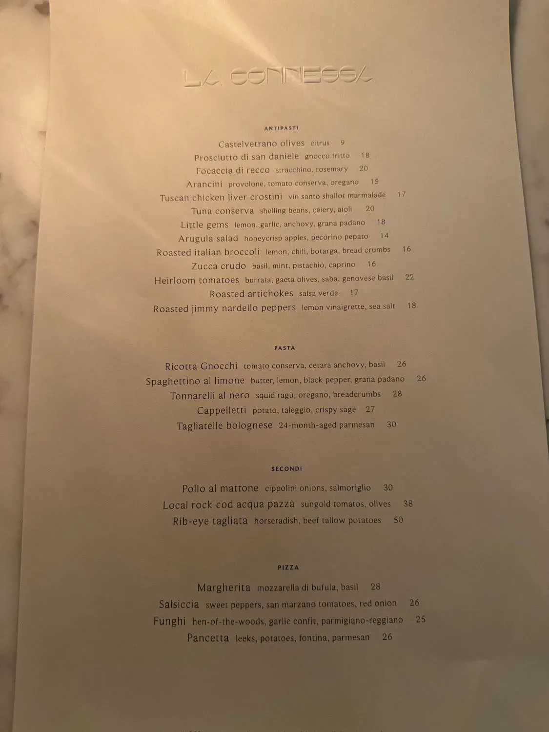 Menu 4