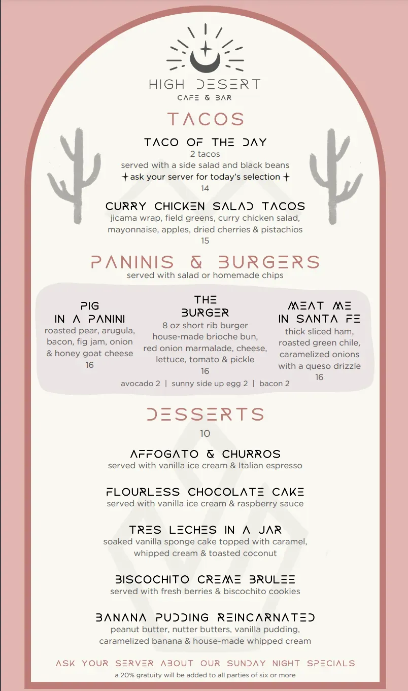 Menu 2