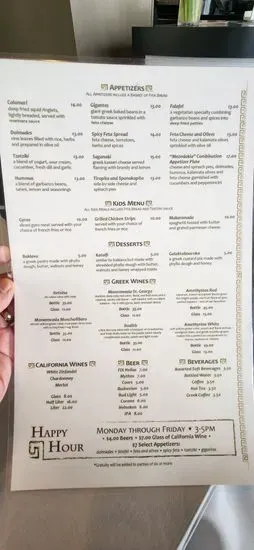 Menu 6