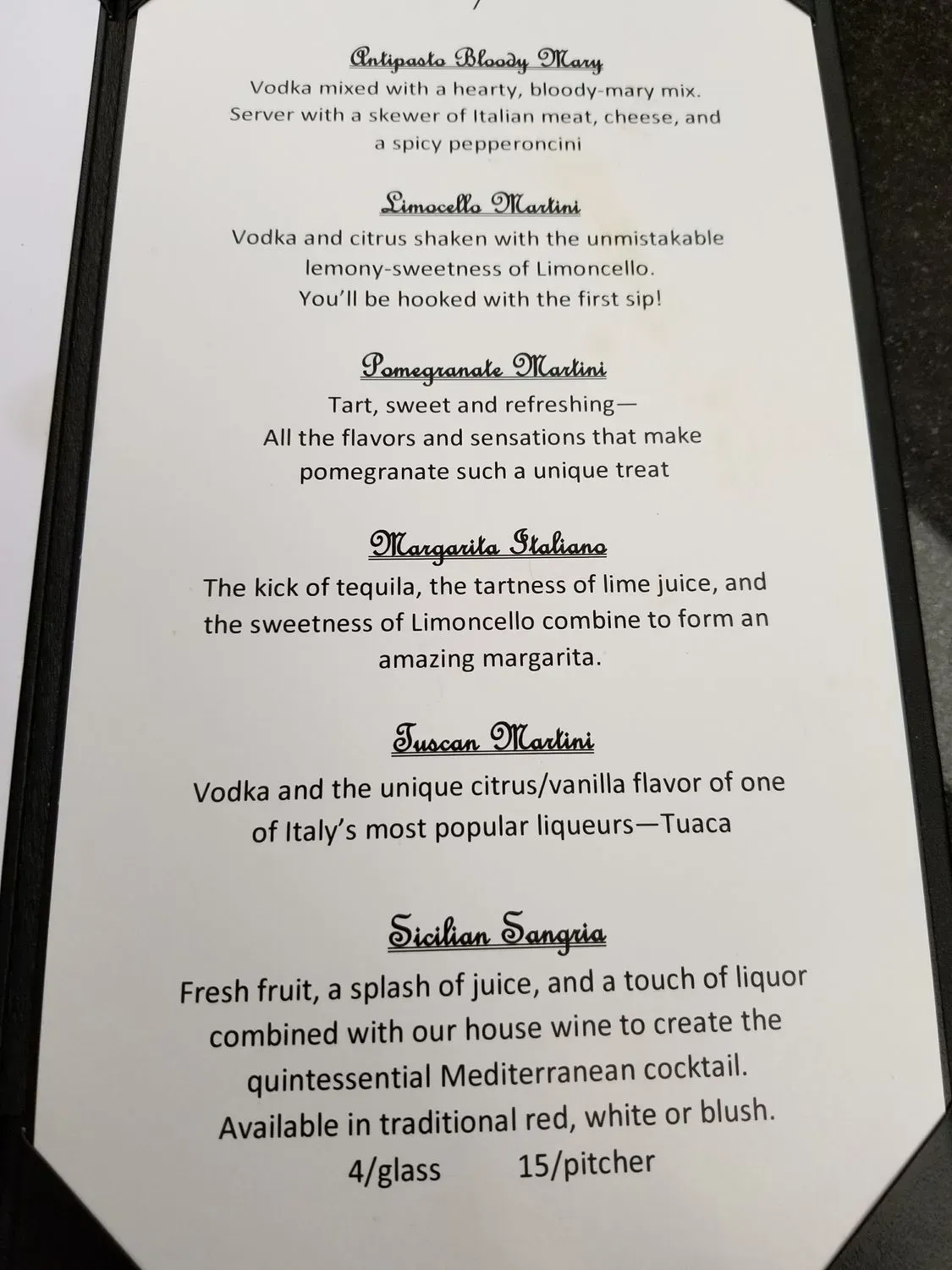 Menu 4