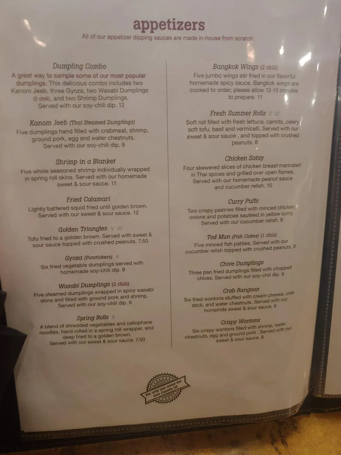 Menu 2