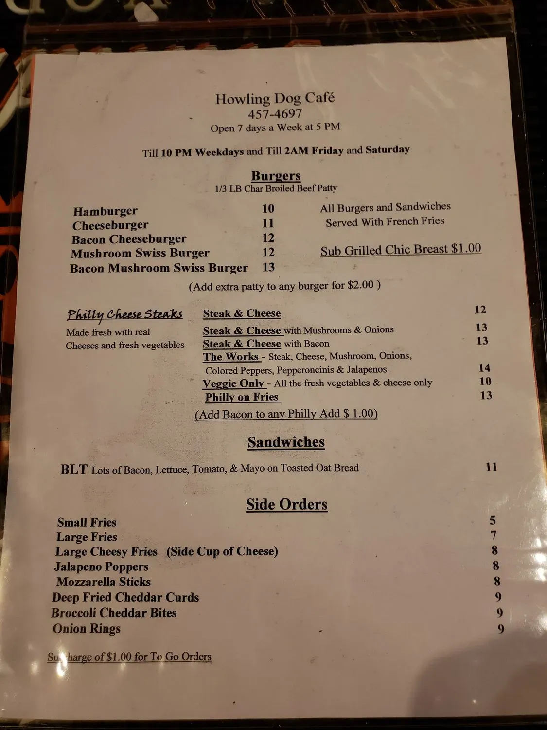 Menu 2