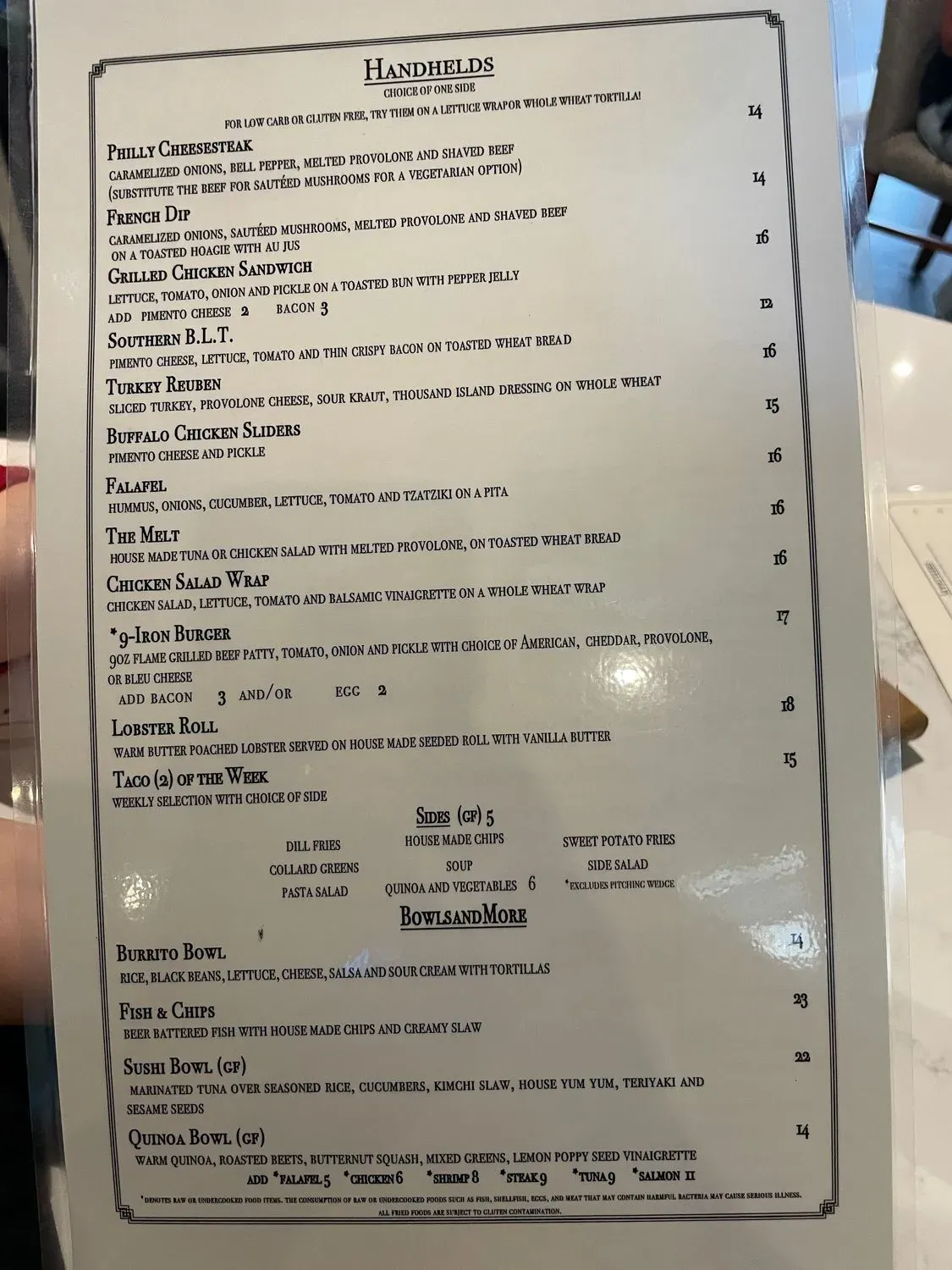 Menu 5