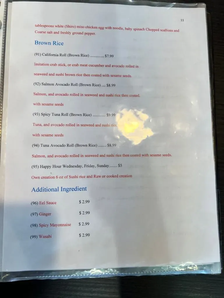 Menu 2