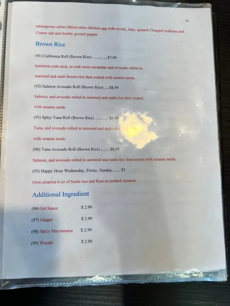 Menu 2