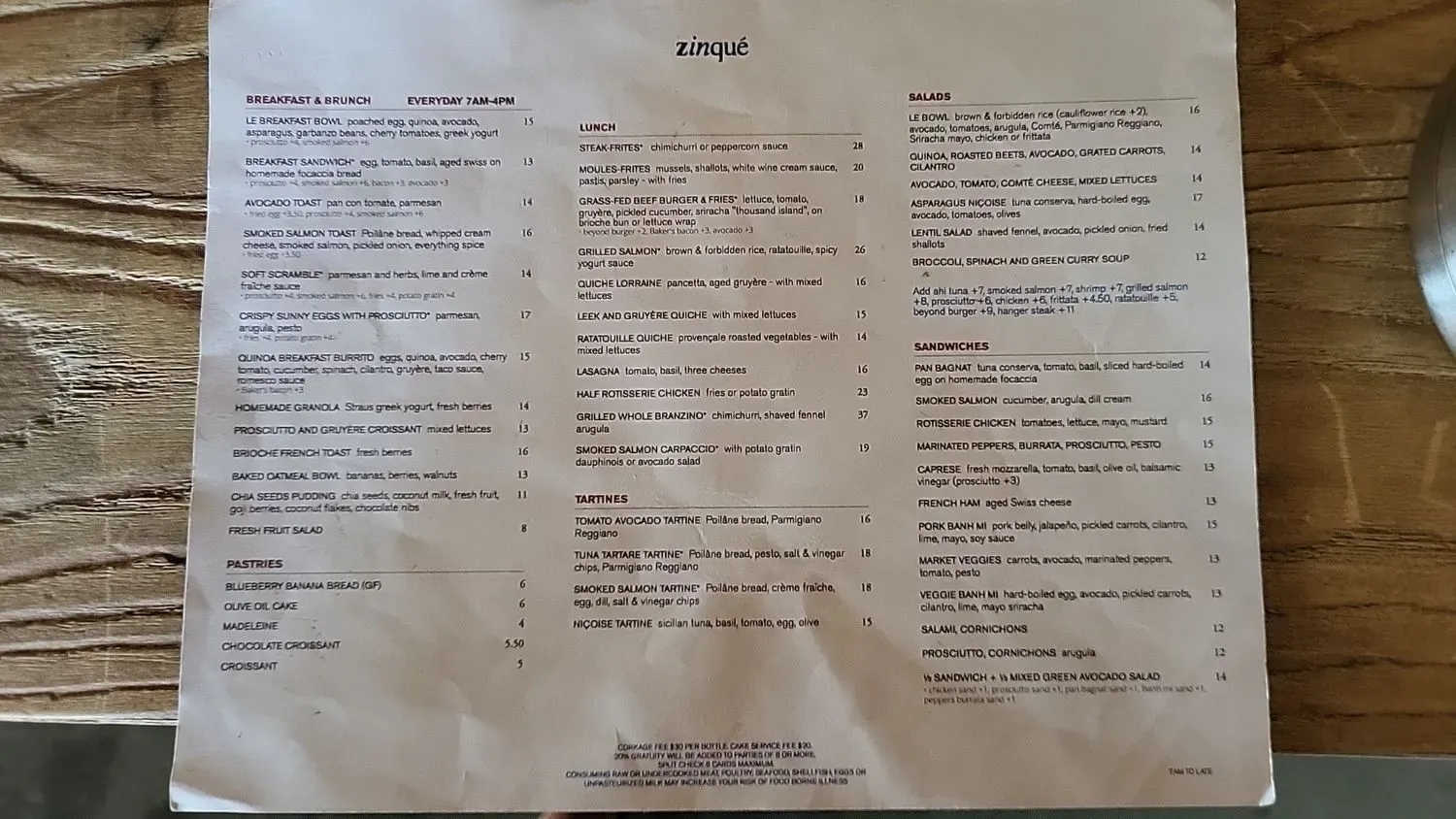 Menu 4