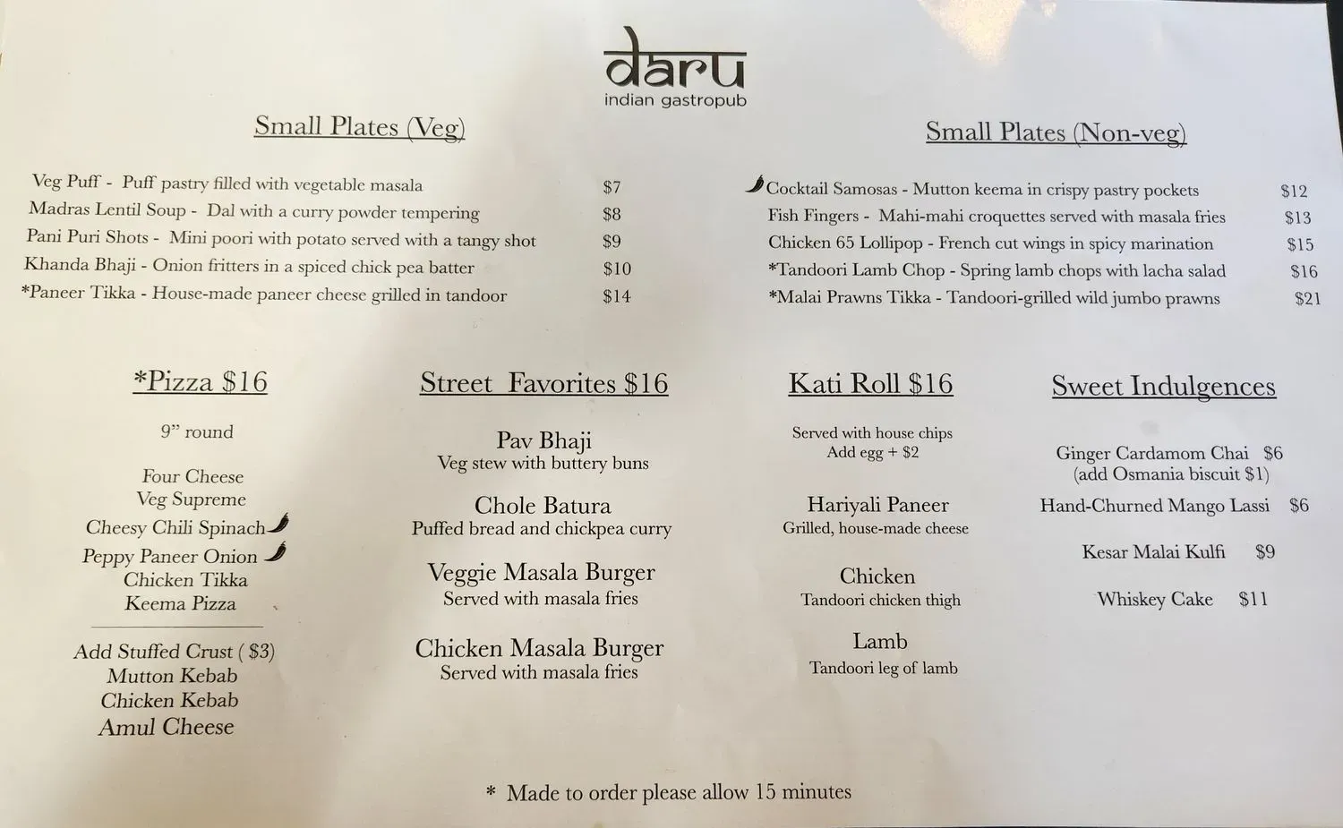 Menu 4