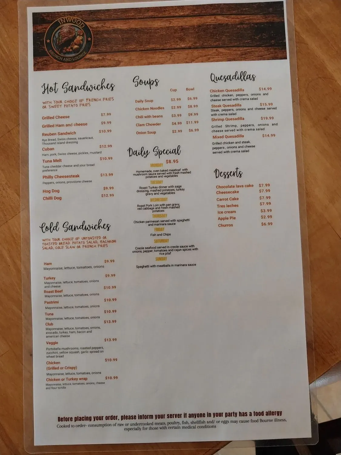 Menu 2