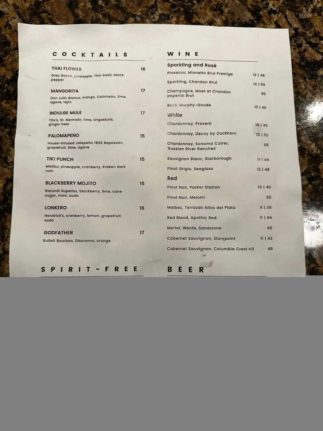 Menu 2