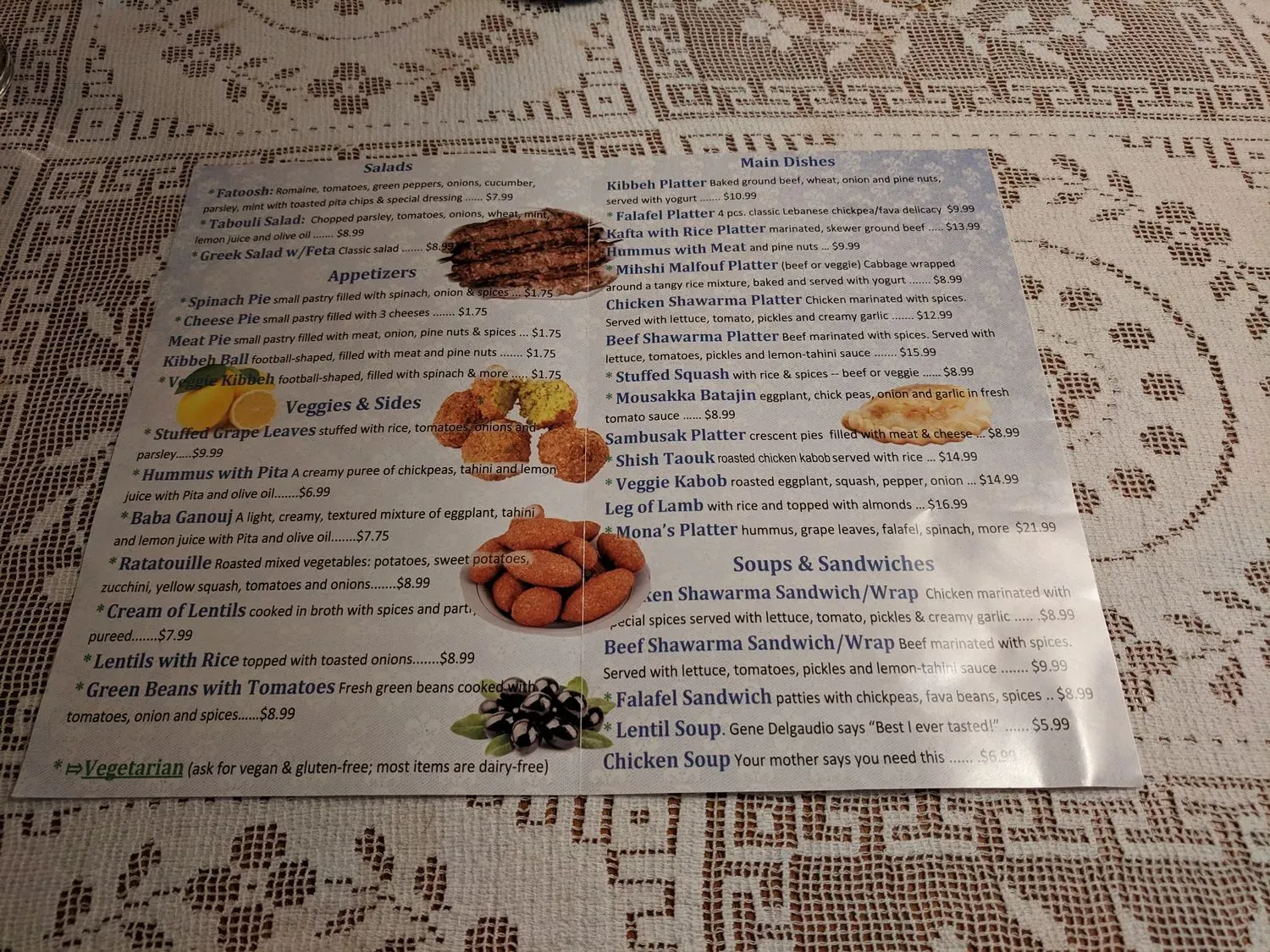 Menu 6