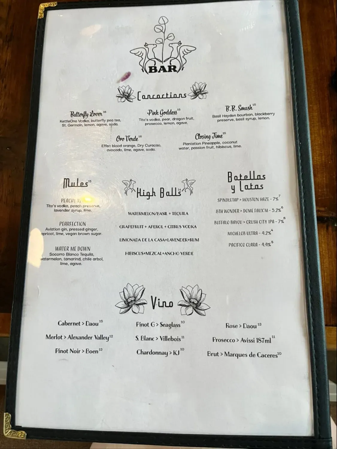 Menu 5