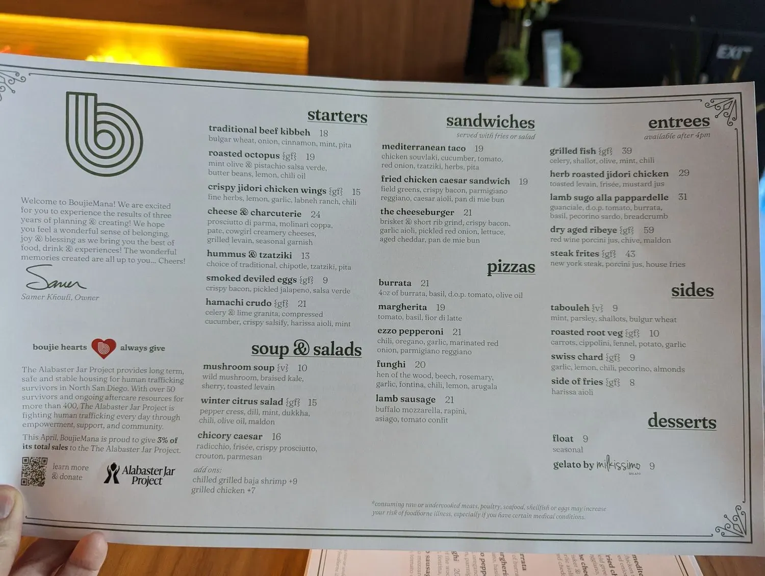 Menu 4