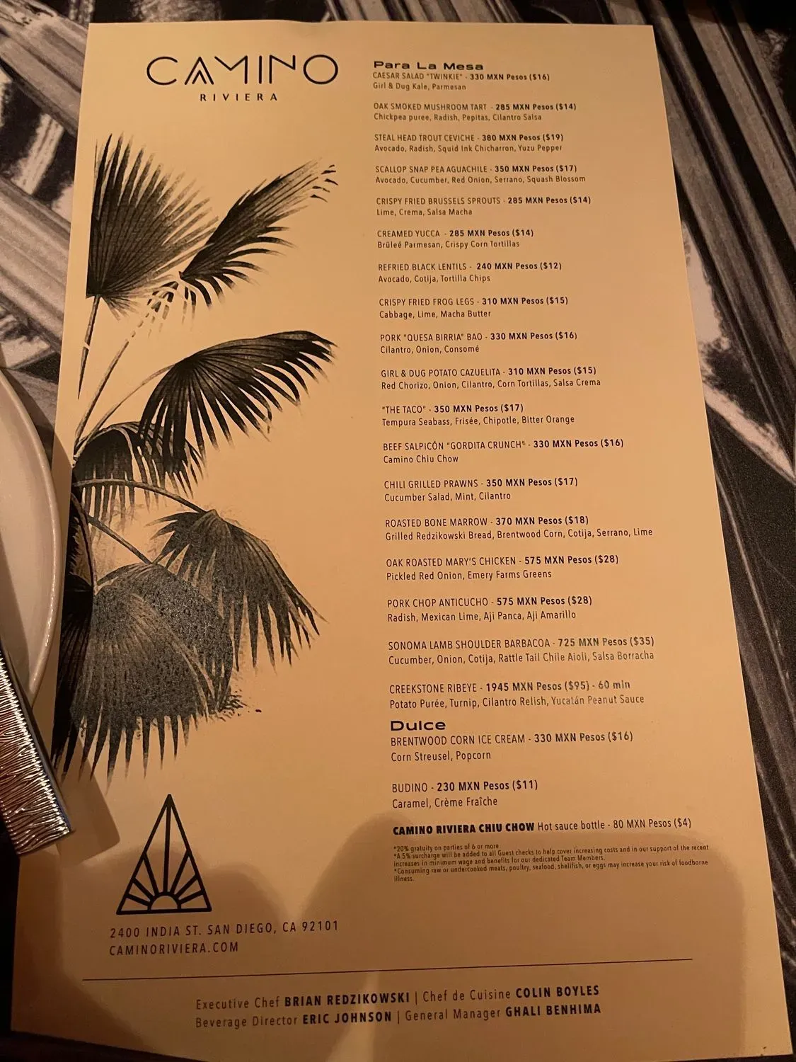 Menu 6