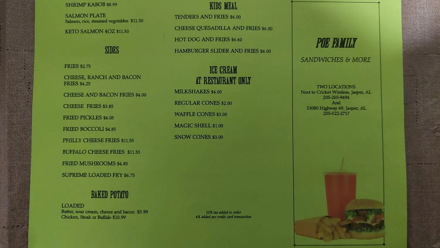 Menu 2