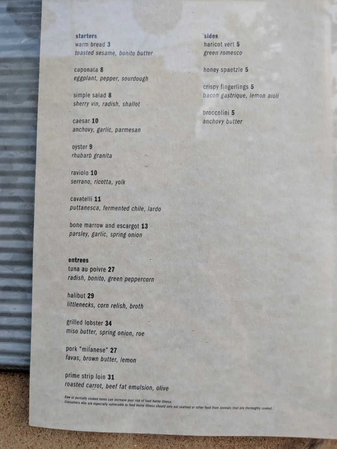 Menu 2