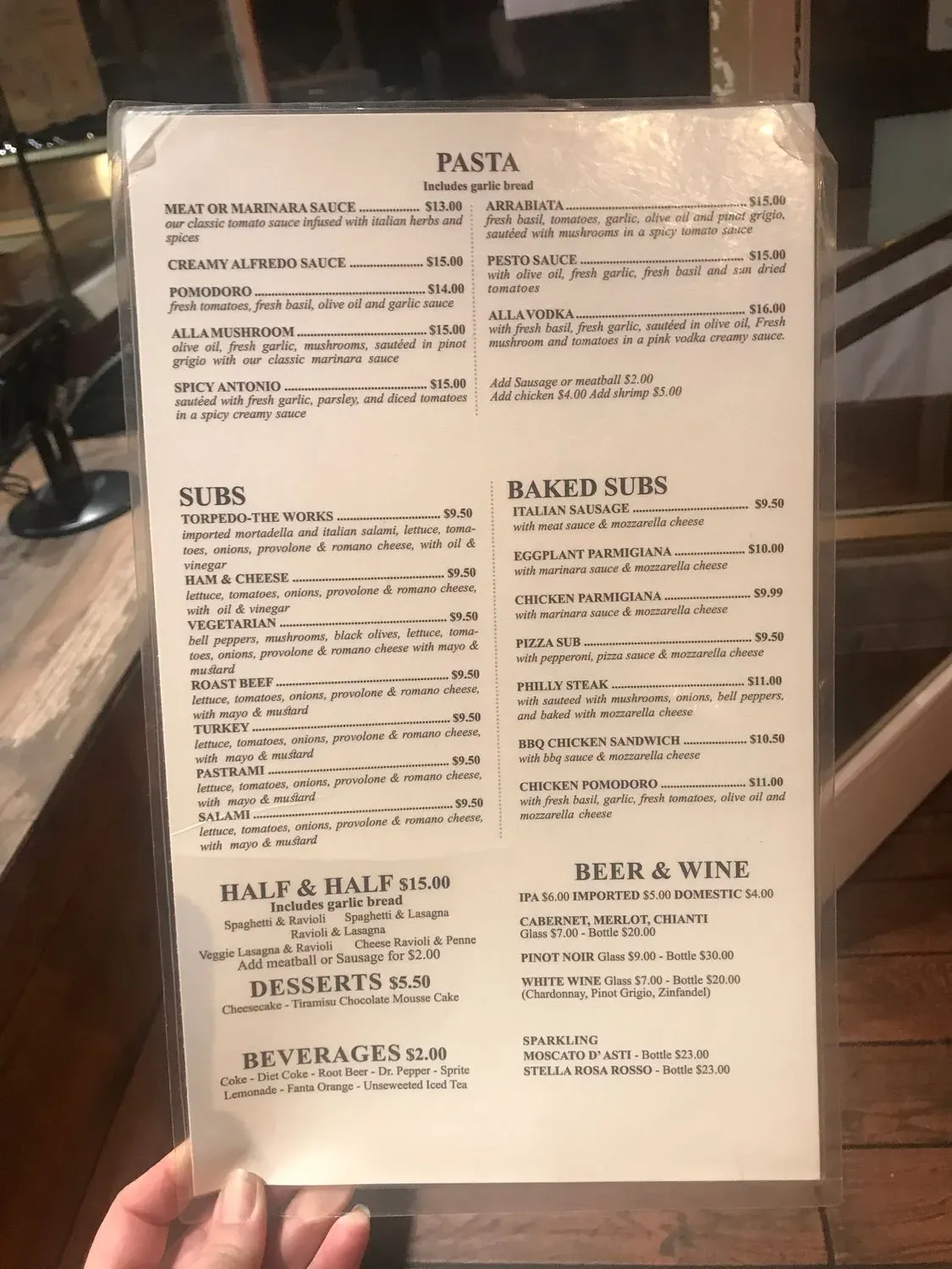 Menu 4