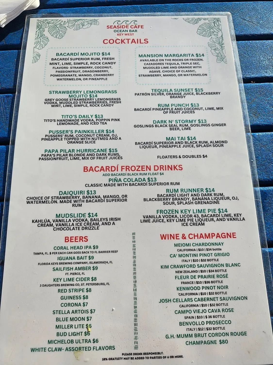 Menu 5