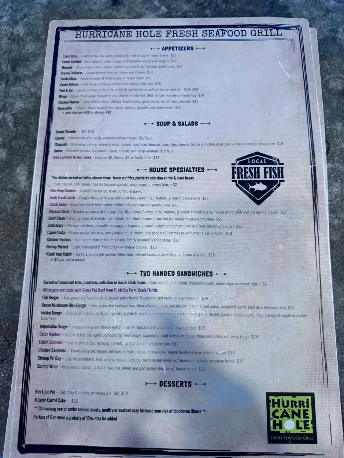 Menu 4