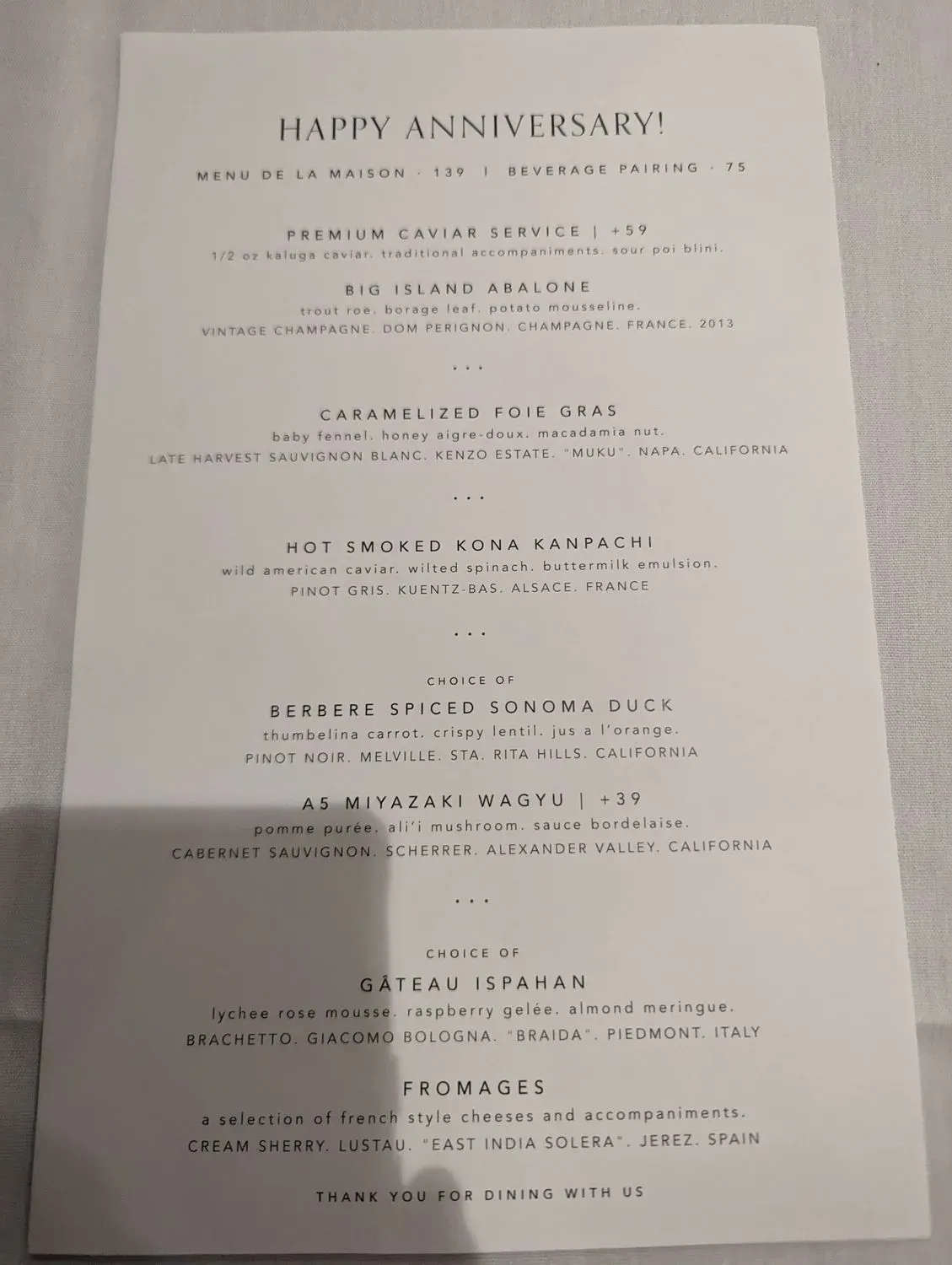 Menu 6