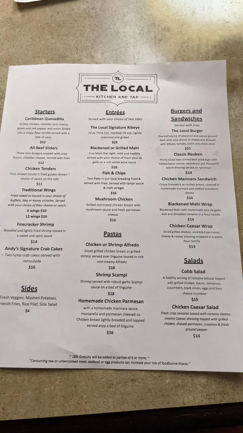 Menu 3