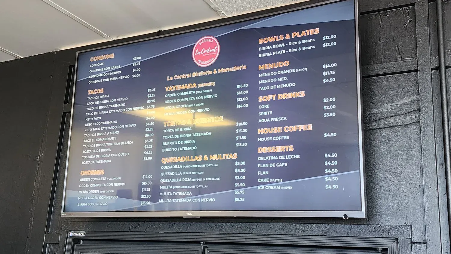 Menu 3