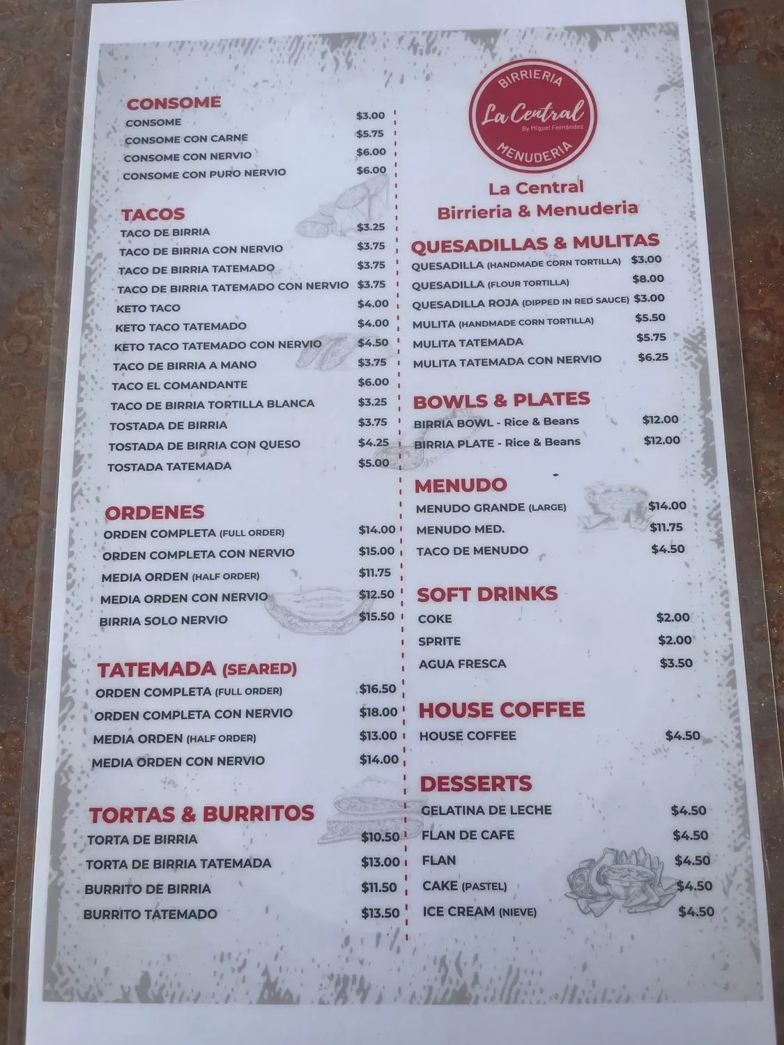 Menu 5