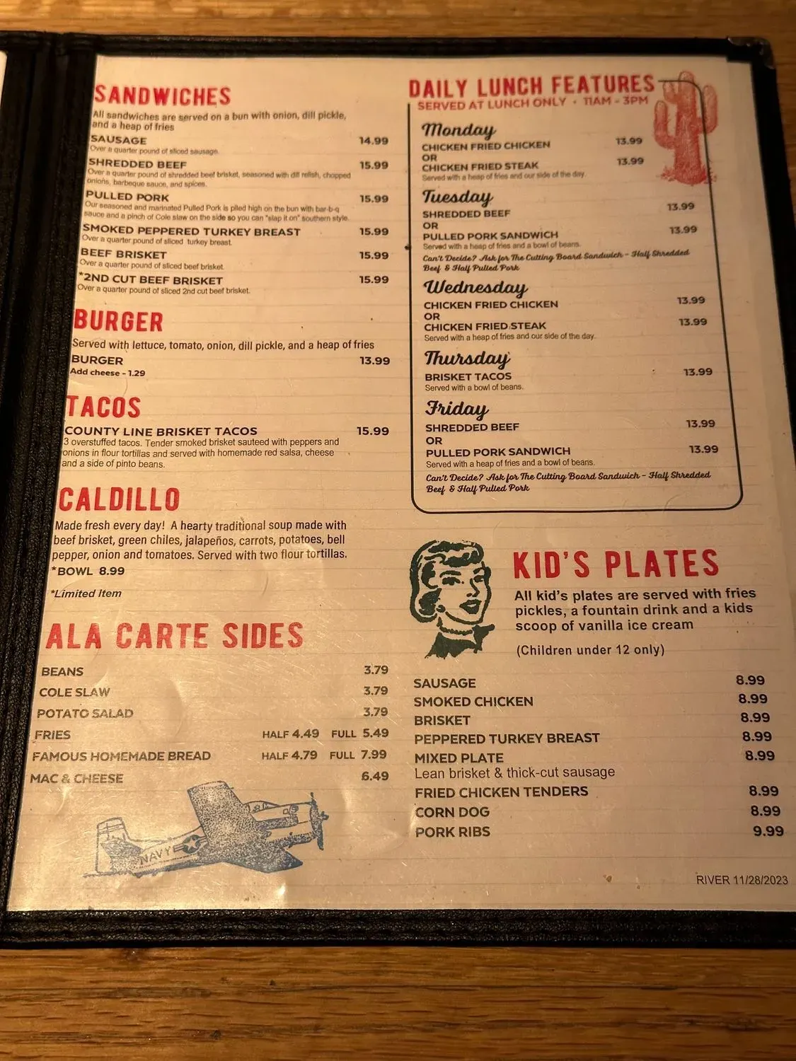 Menu 5