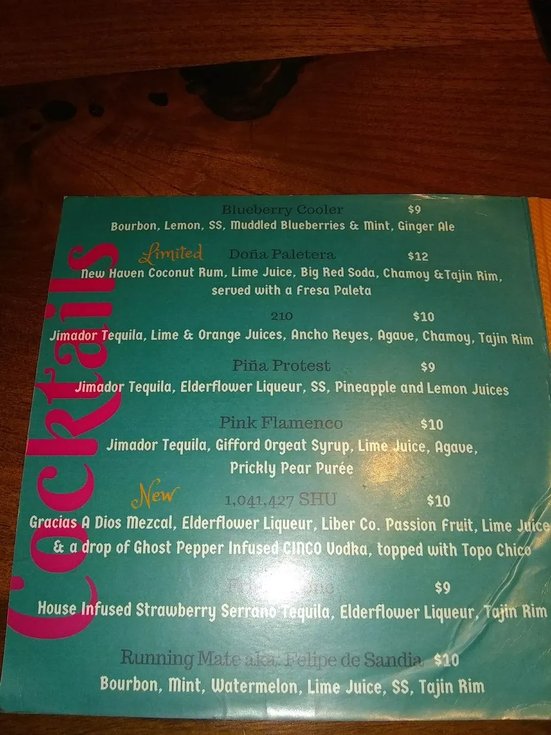 Menu 4