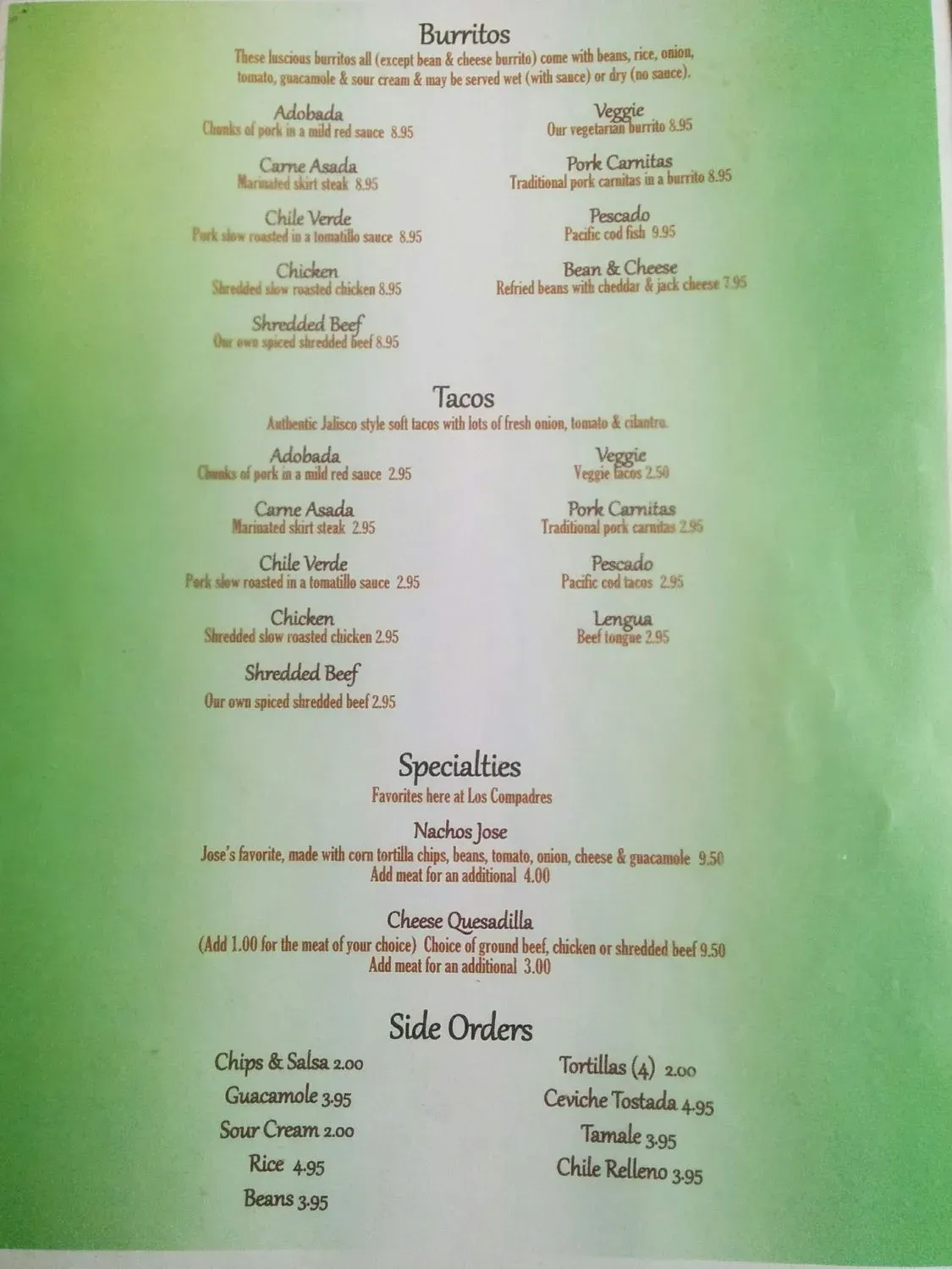 Menu 2