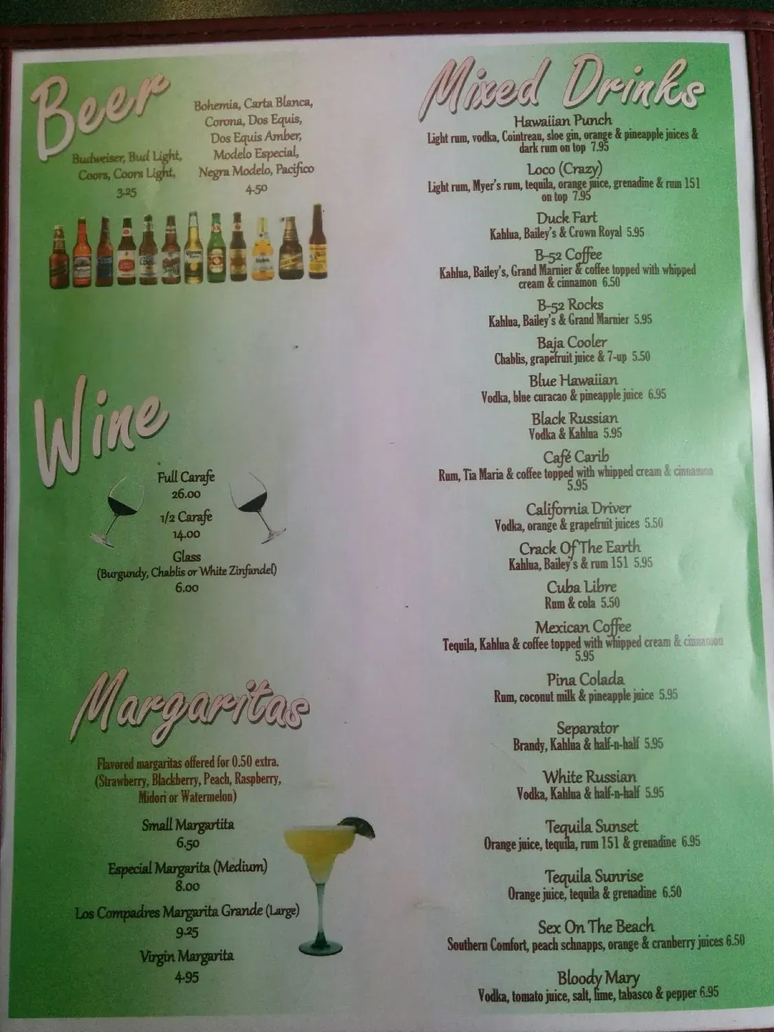 Menu 3