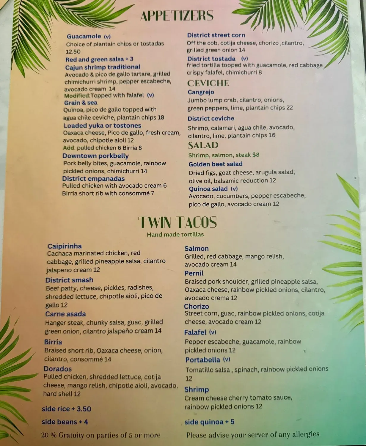 Menu 6