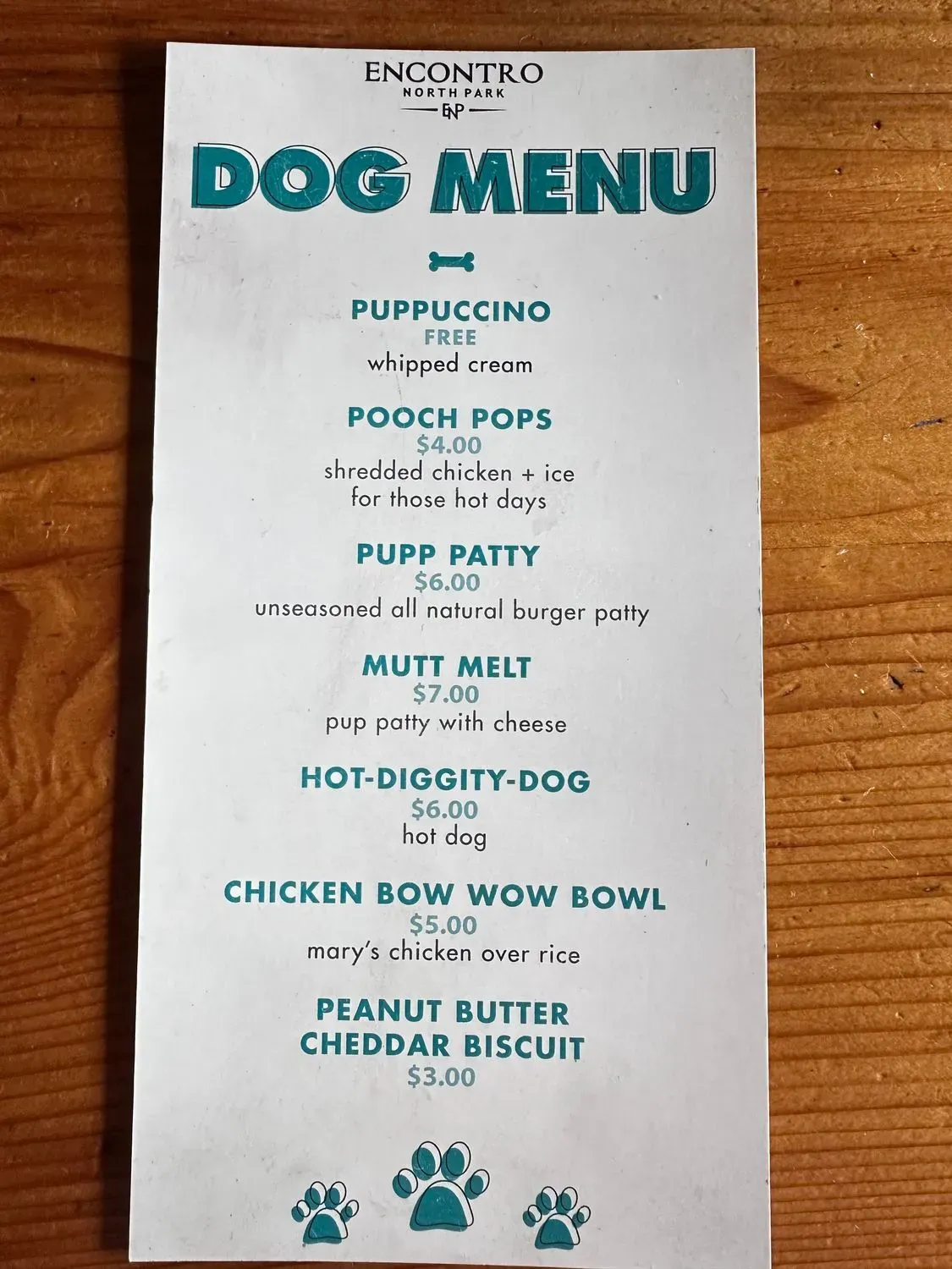 Menu 4