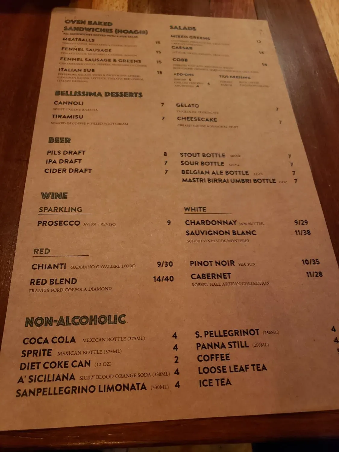 Menu 4