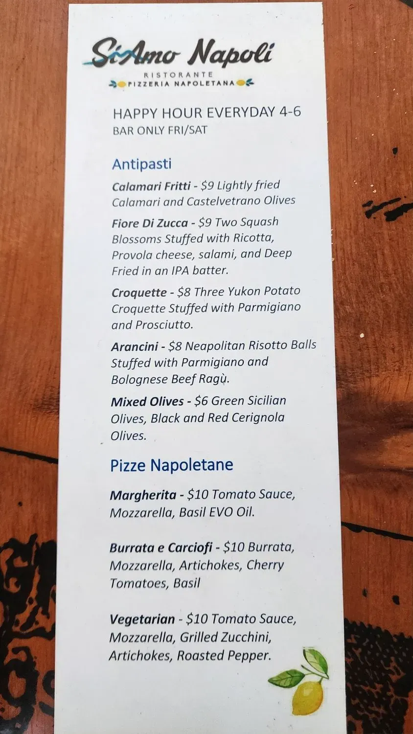 Menu 4