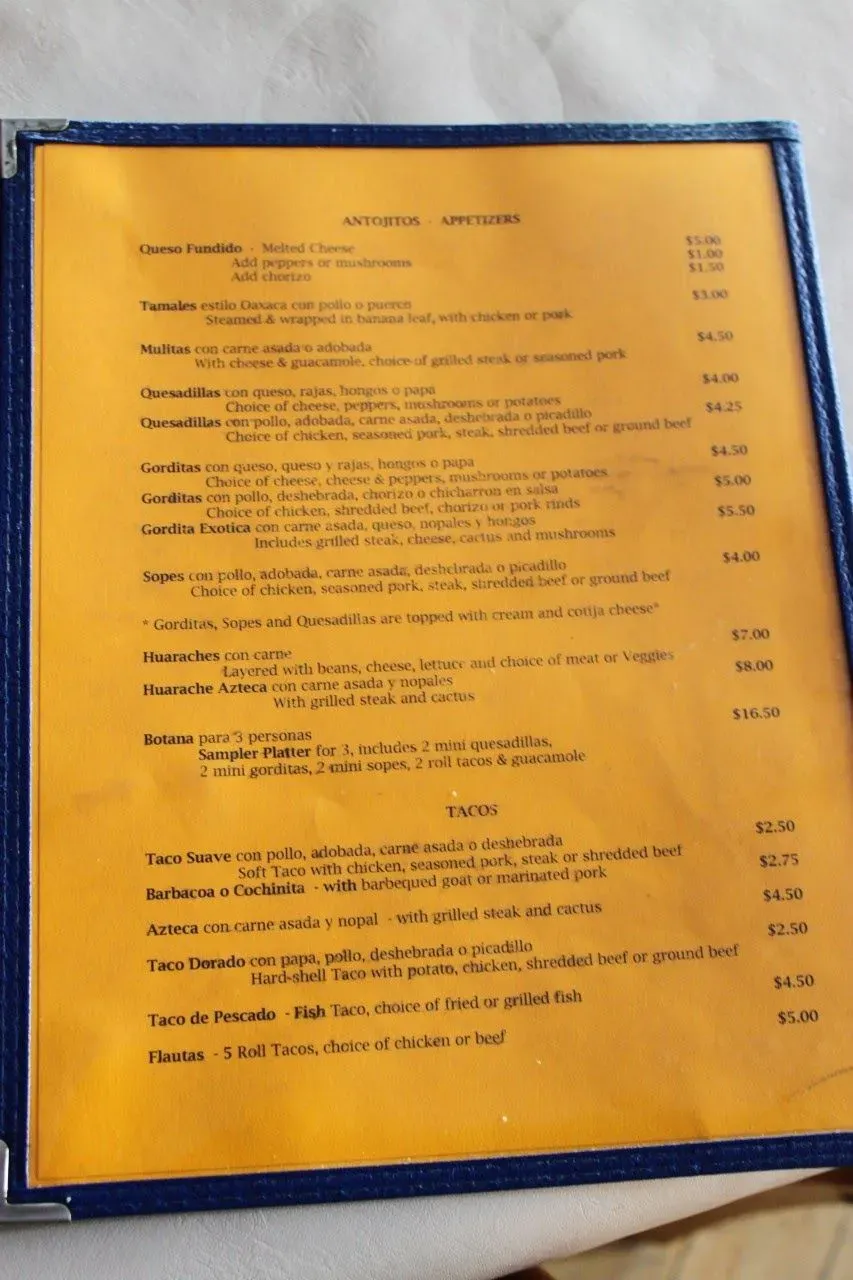 Menu 3